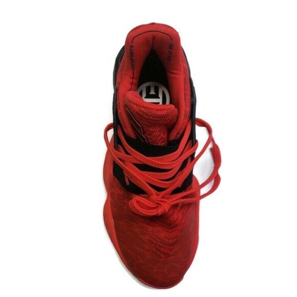 Adidas Mens Size 7 Harden Vol. 4 Basketball Shoes EF0999 Black Power Red - Picture 3 of 8
